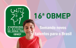 Estudante do Município é premiado com menção honrosa na Olimpíada Brasileira de Matemática