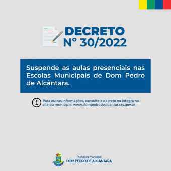 Decreto Municipal Nº 30/2022