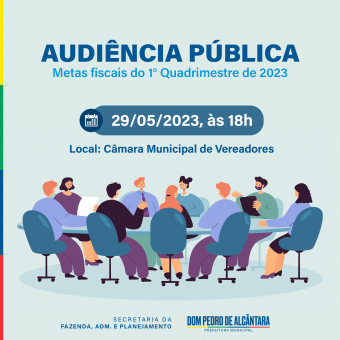 Audiência Pública para apresentação das metas fiscais do 1º Quadrimestre de 2023